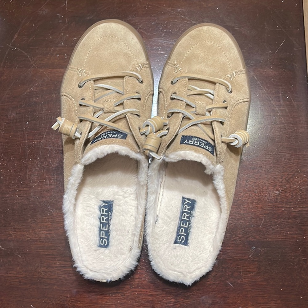 Sperry Crest Vibe Suede Mule Sneaker